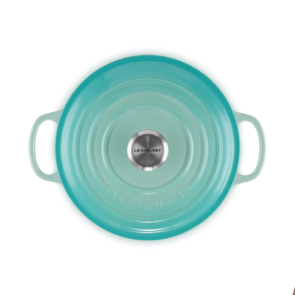 Panela Le Creuset Redonda Signature Cool Mint 4,2L 24cm