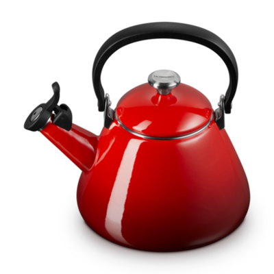 PRÉ-VENDA: Chaleira Kone Vermelha 1,6L com Pegador Inox Le Creuset
