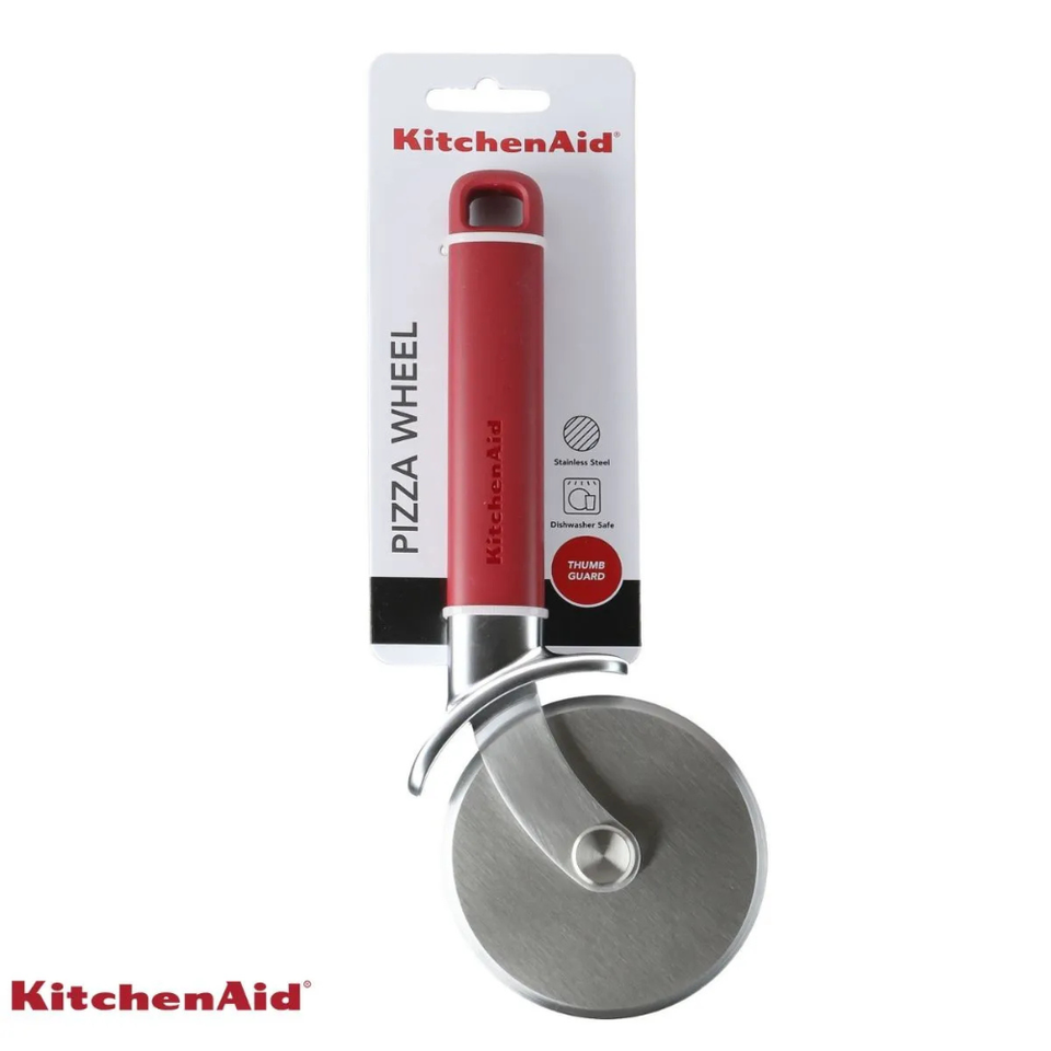 Cortador de Pizza Profissional Lamina Inox Vermelho KitchenAid