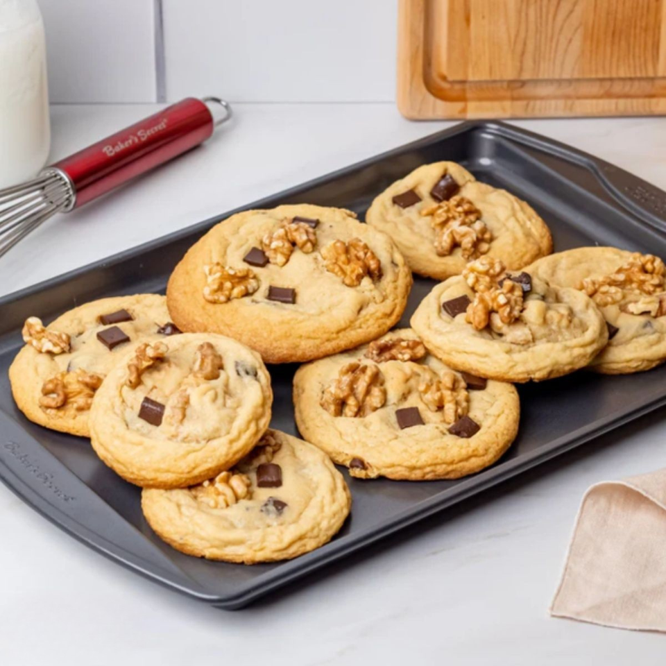 Forma Assadeira Antiaderente Cookies Biscoitos Aço Carbono Média