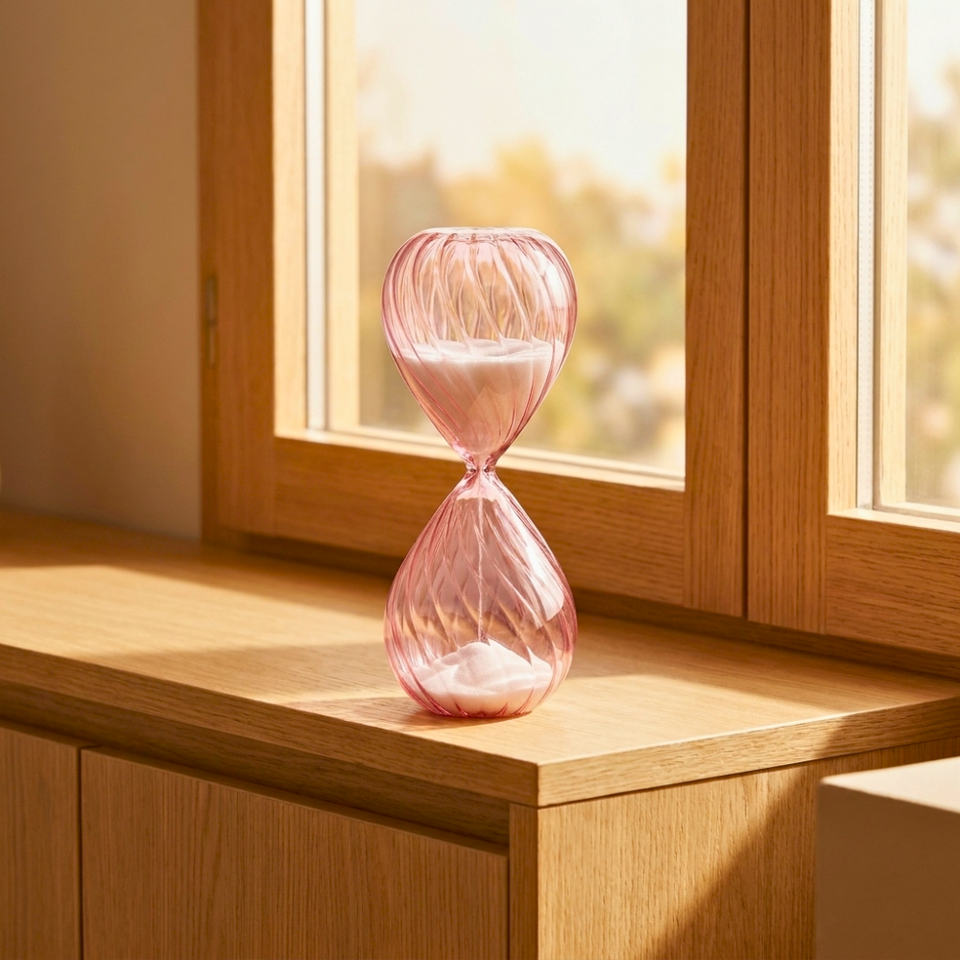 Ampulheta 15min Rose L’Instant