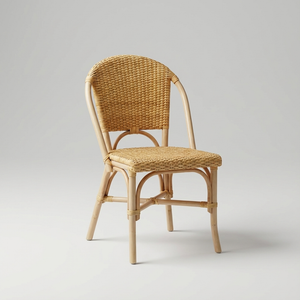 Cadeira Bistro Mondola Rattan Bahali 46x51x89cm