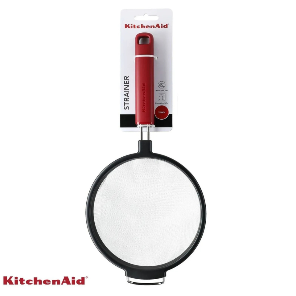 Peneira em Aço Coar Polvilhar Cozinha Vermelha KitchenAid