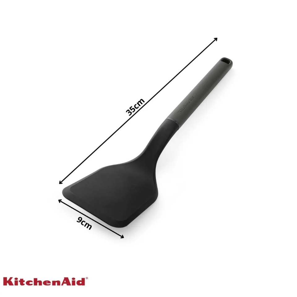Espátula Turner Solida em Nylon Cozinha Cinza KitchenAid