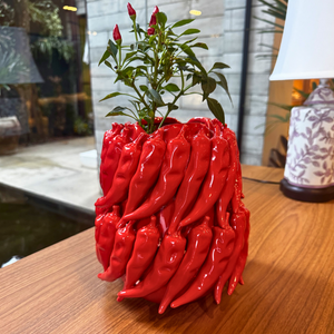 Vaso Cerâmica Pimenta Grande