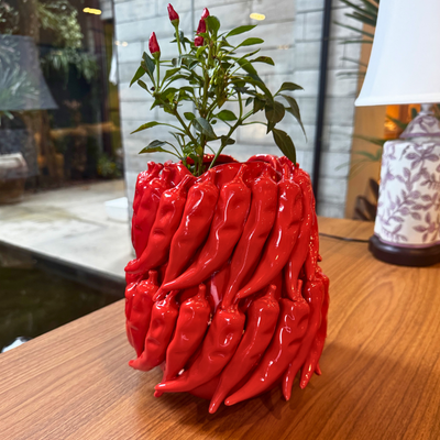 Vaso Cerâmica Pimenta Grande