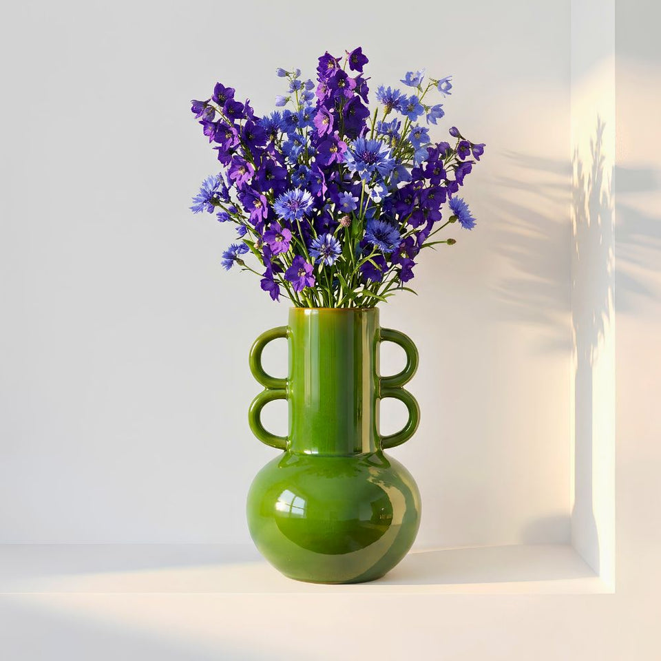 Vaso Grecco Verde Linha Anello