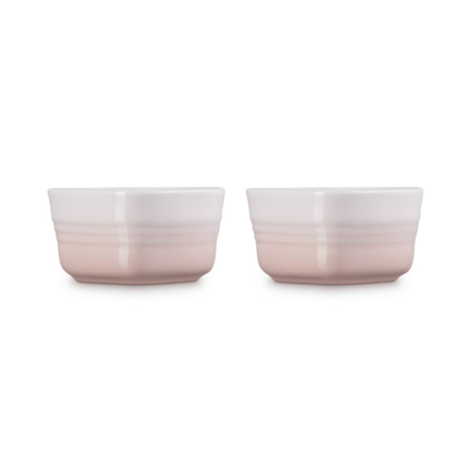 Kit com 2 Ramekin Coração Shell Pink