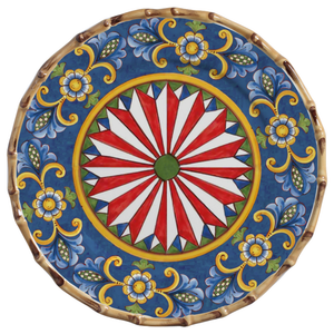 Sousplat Cerâmica Taormina Mandala 33cm Maison Blanche