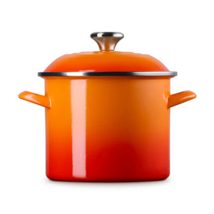 Stockpot Aço Esmaltado Laranja Pegador Inox 5,7L 20cm Le Creuset