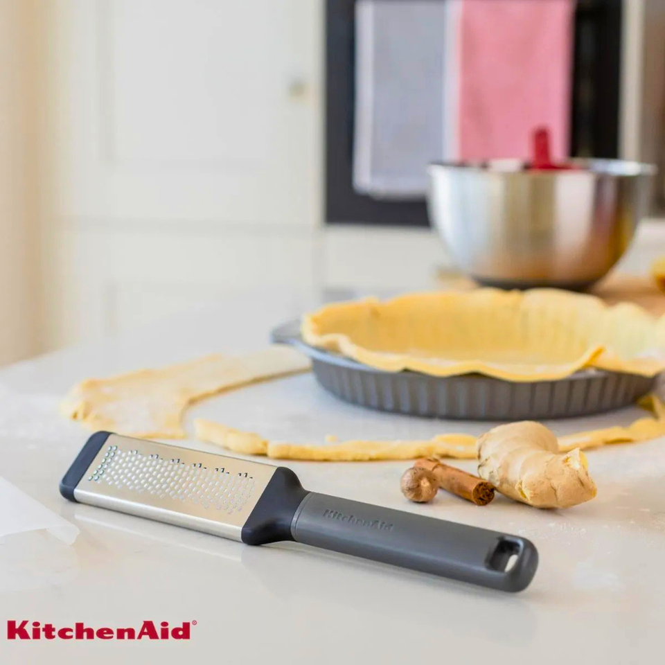 Ralador Zester Fino Queijo Legumes Raspas Cinza KitchenAid