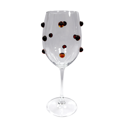 Jogo de 6 Taças Vidro Dots Âmbar 520ml