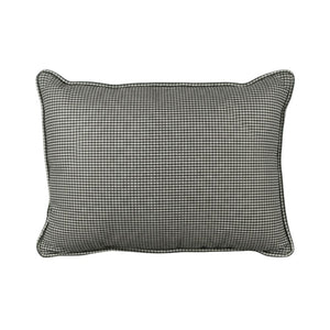Almofada Linho 35X58 Estampa Dupla Face Verde Com Cordão