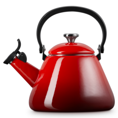 PRÉ-VENDA: Chaleira Kone Vermelha 1,6L com Pegador Inox Le Creuset