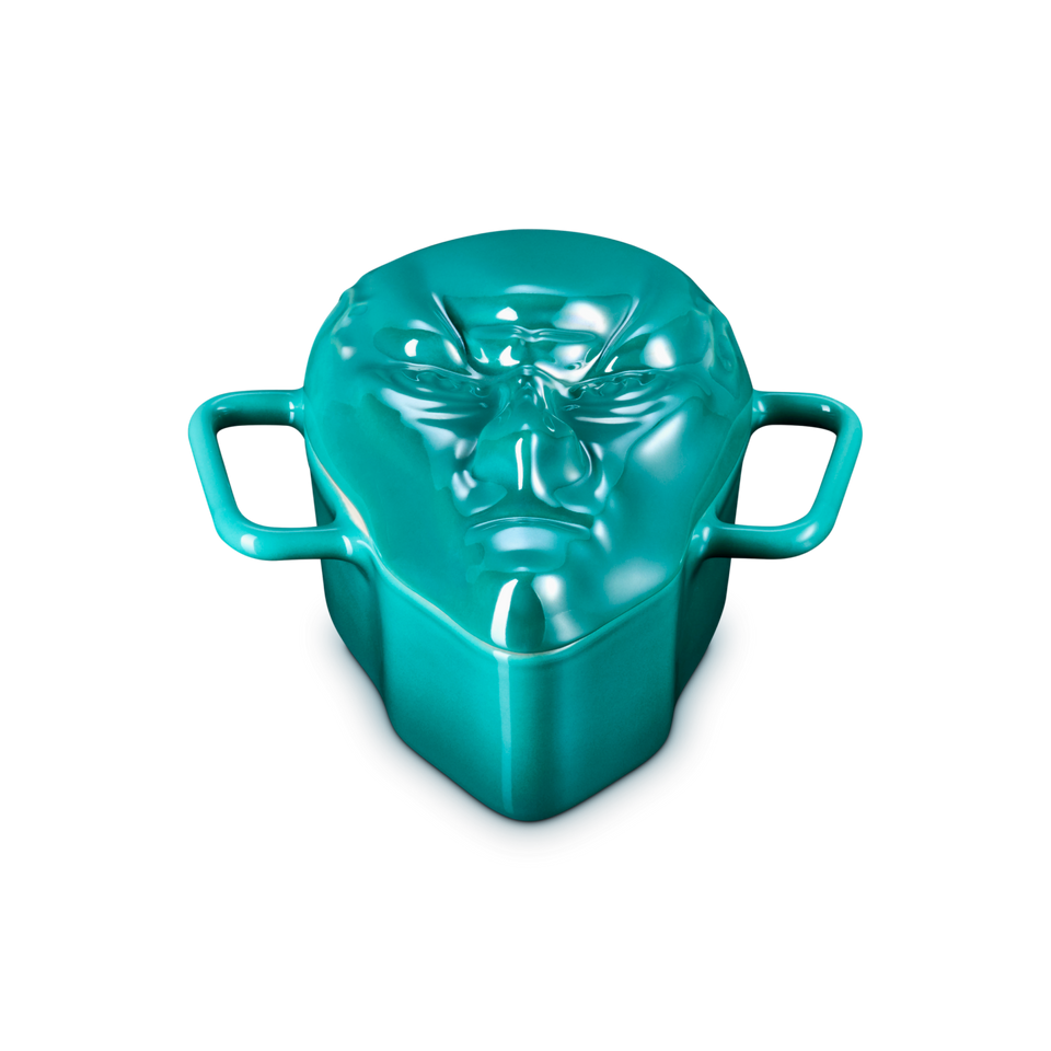 Mini Cocotte Cerâmica Bleu Riviera Perolado Balok Star Trek Le Creuset 300ml