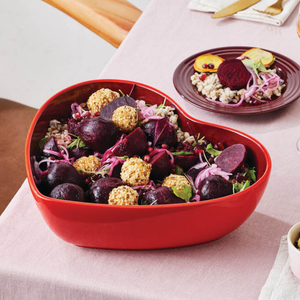 PRÉ-VENDA: Bowl Cerâmica Sphere Seoul Coração Vermelho 2,9L Le Creuset