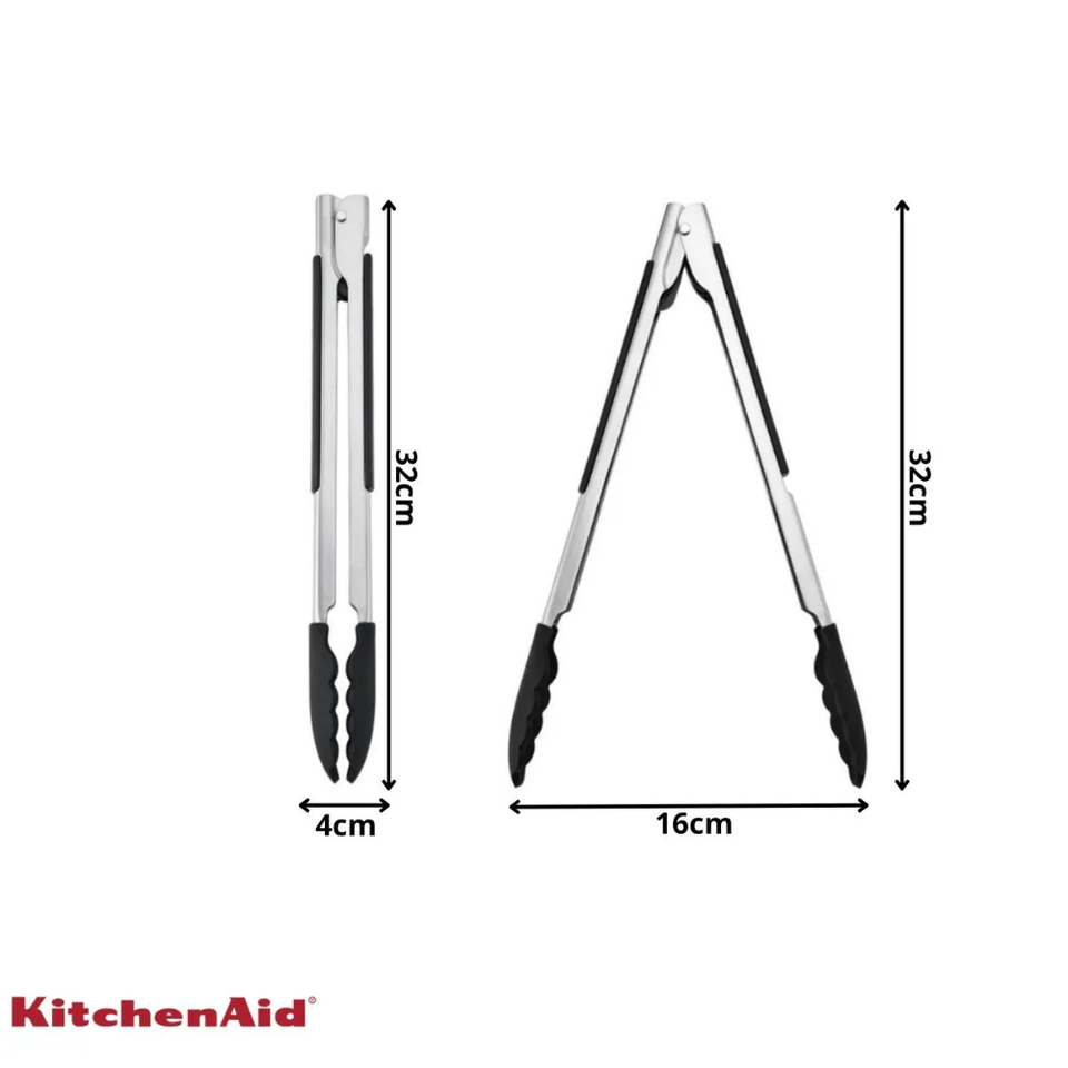Pegador Churrasco Legumes Inox Multiuso 30cm KitchenAid
