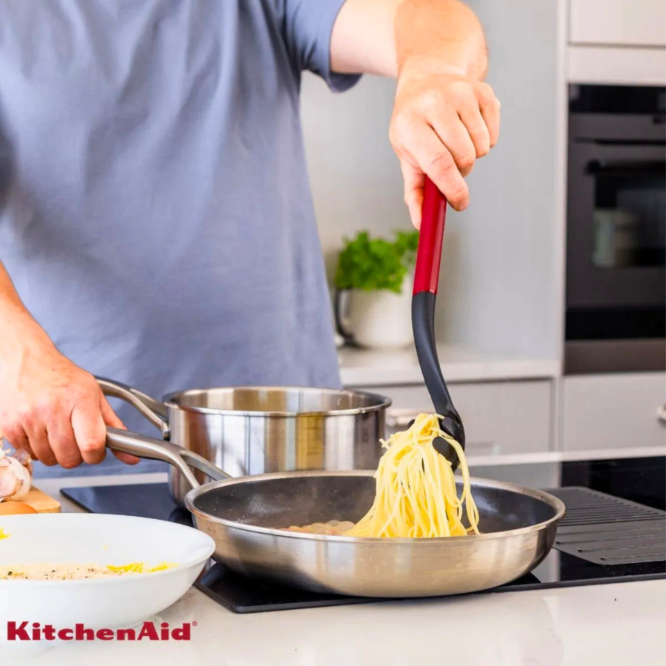 Pegador Colher Massa Macarrão Multiuso Vermelho KitchenAid