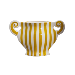 Vaso Grecco  Amarelo Spirale