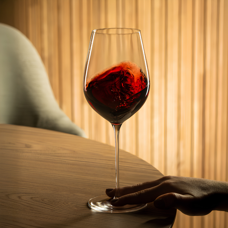 PRÉ-VENDA: Jogo 6 Taças Cristal Vinho Tinto Hommage 600ml Maison Lehmann