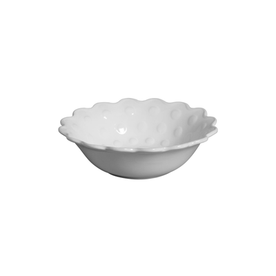 Tigela Grande Cerâmica Branca Florença 30cm Scalla