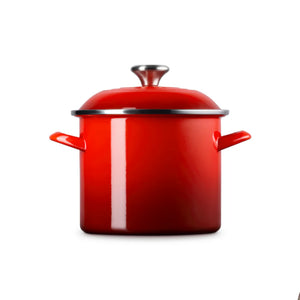 Stockpot Aço Esmaltado Vermelho Pegador Inox 5,7L 20cm Le Creuset