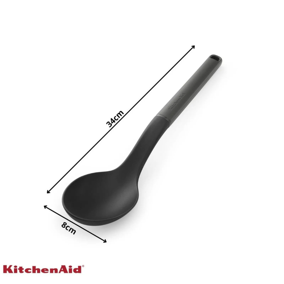 Colher de Cozinha Servir Nylon Multiuso Cinza KitchenAid