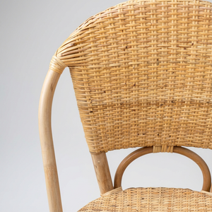 Cadeira Bistro Mondola Rattan Bahali 46x51x89cm