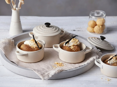 Mini Cocotte Cerâmica Meringue 250ml 10cm Le Creuset