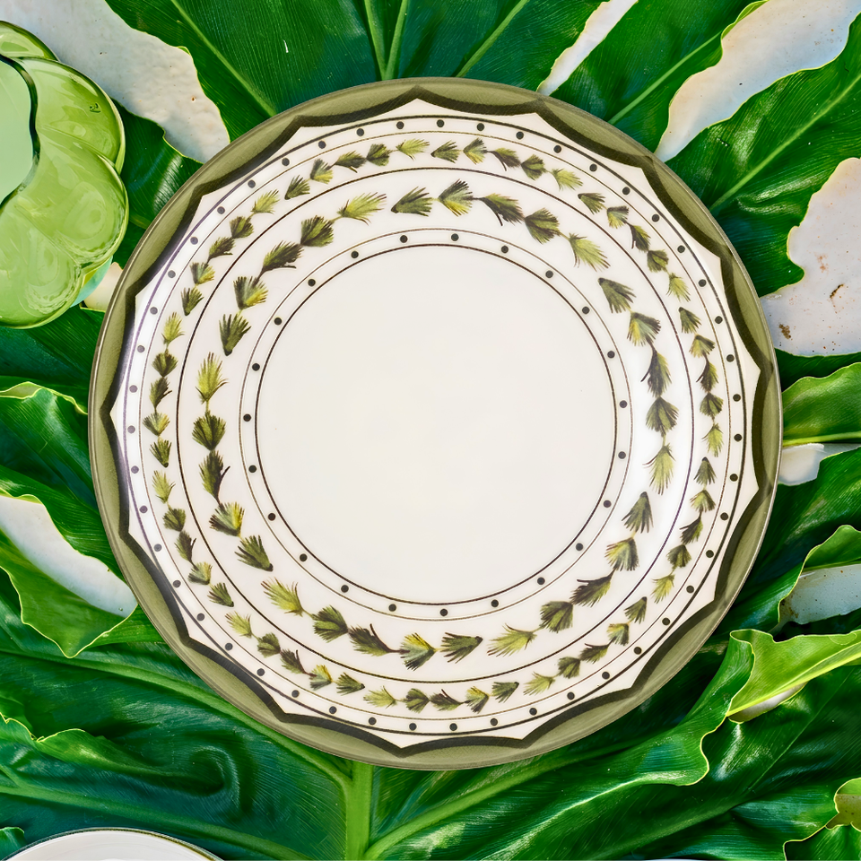 Prato Raso Porcelana Carnaúba 27cm