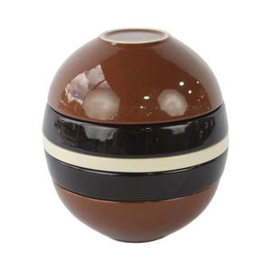 PRÉ-VENDA: Esfera 5 Itens Pratos e Bowls Cerâmica Marrom