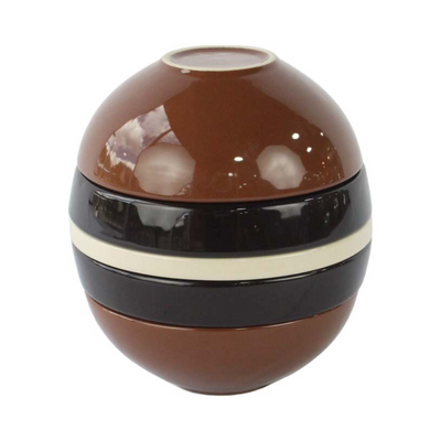 PRÉ-VENDA: Esfera 5 Itens Pratos e Bowls Cerâmica Marrom