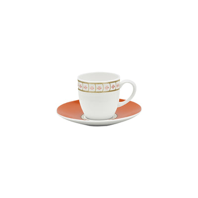 Conjunto com 6 Xícaras de Café Porcelana Colline 100ml Strauss