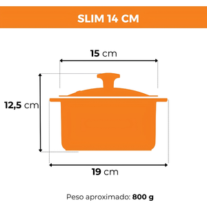 PRÉ-VENDA: Jogo de Panelas Cerâmica Slim 5 Peças Onyx Gray