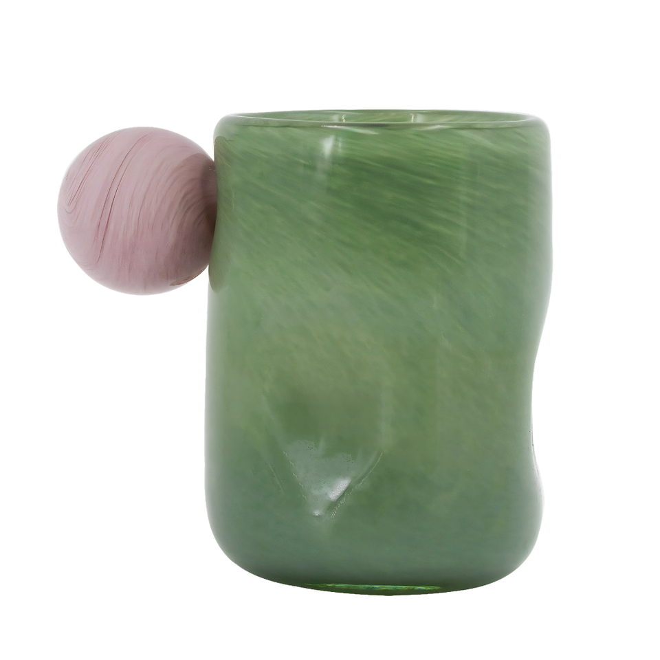 Copo Vidro Color Pop Verde 380ml