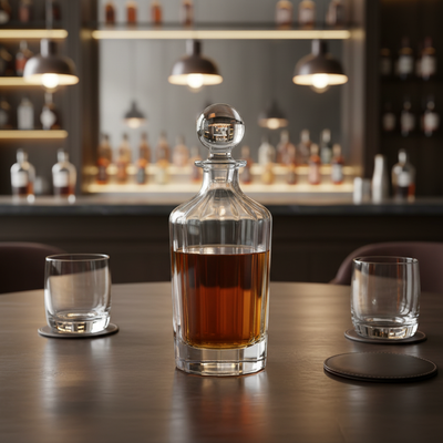 Garrafa de Whisky Vidro Home&Co 850ml