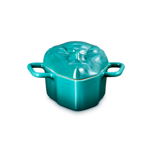 Mini Cocotte Cerâmica Bleu Riviera Perolado Balok Star Trek Le Creuset 300ml