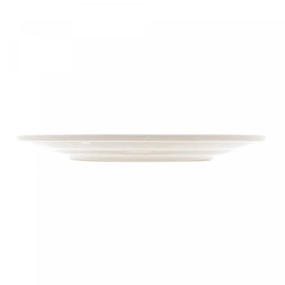 Prato Sobremesa Porcelana Clean Branco 20,5cm Lyor