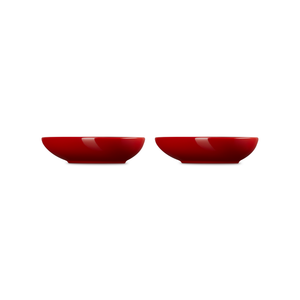 Kit 2 Pratos Coração Sphere Petal Vermelho 16cm Le Creuset