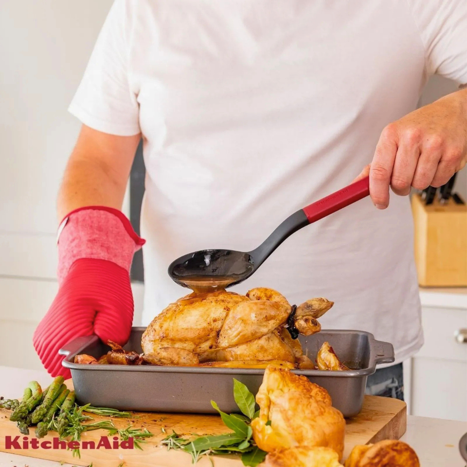 Colher de Cozinha Servir Nylon Multiuso Vermelha KitchenAid