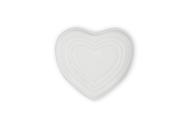 Descanso Coração para Colher Branco 13cm Le Creuset