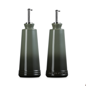 Kit com Porta Azeite e Vinagre Cerâmica Thyme 300ml Le Creuset