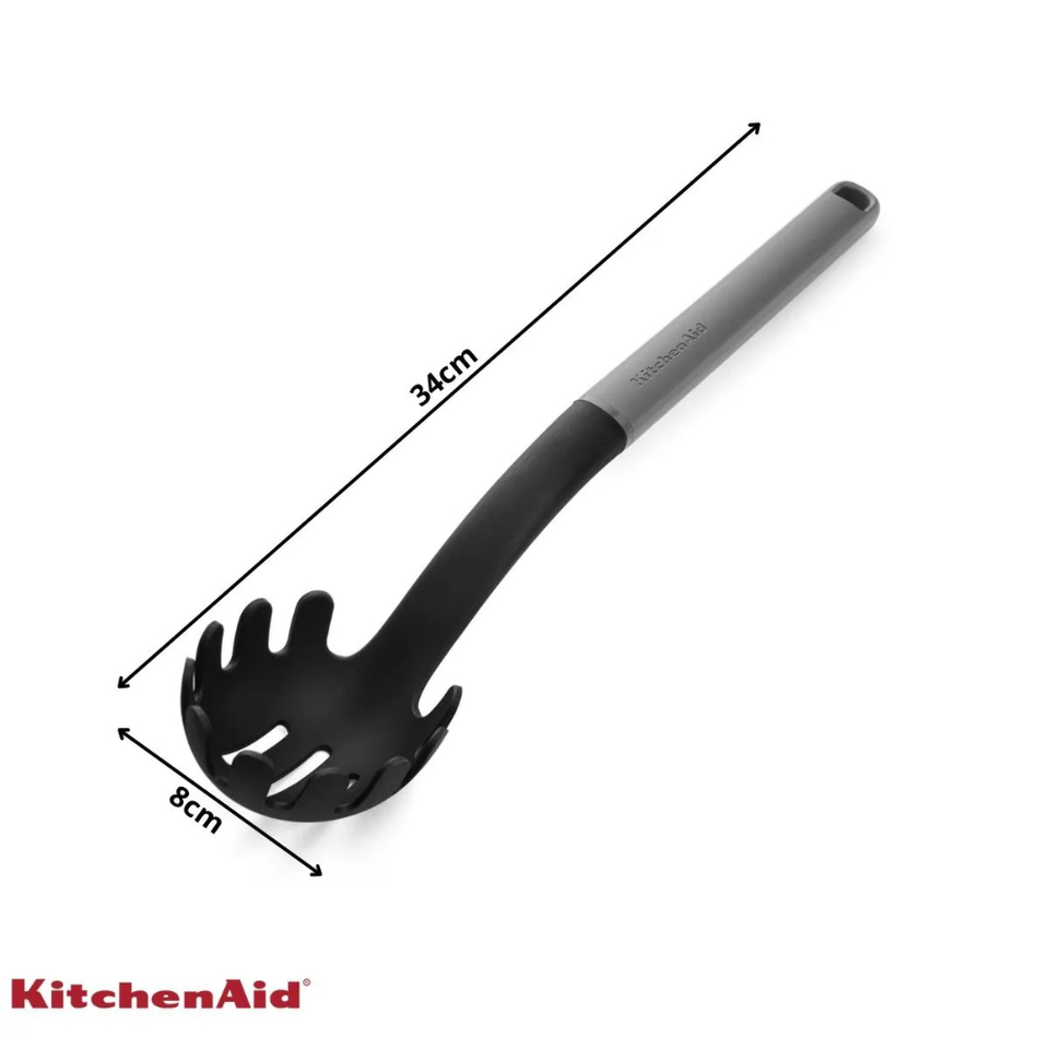 Pegador Colher para Massa Macarrão Multiuso Cinza KitchenAid