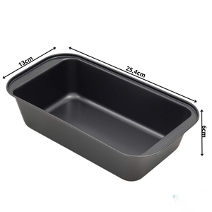 Forma Pão Retangular Antiaderente Aço Carbono Pequena