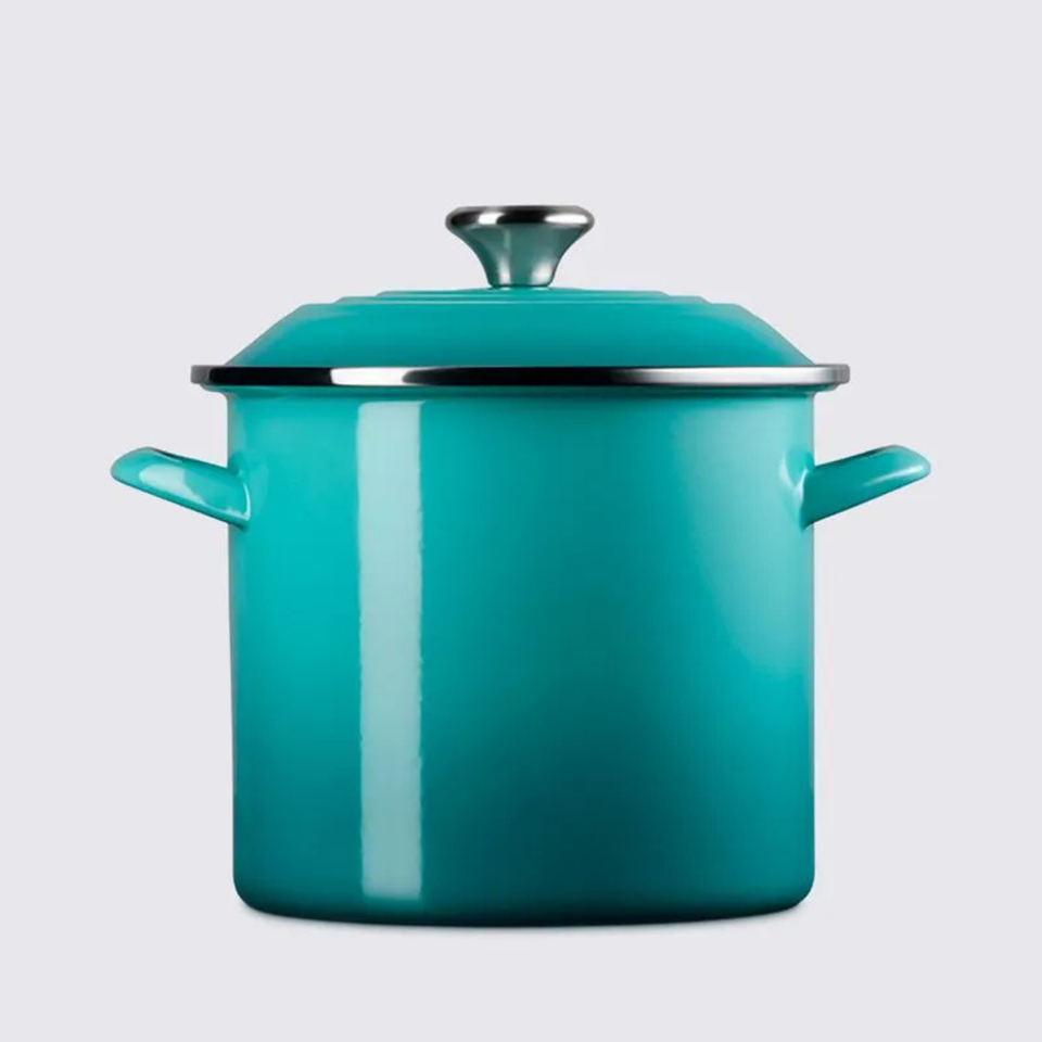 Stockpot Aço Esmaltado Bleu Riviera 11,4L 26cm Le Creuset