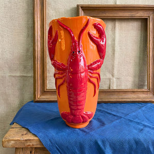 Vaso Cerâmica Lobster Laranja