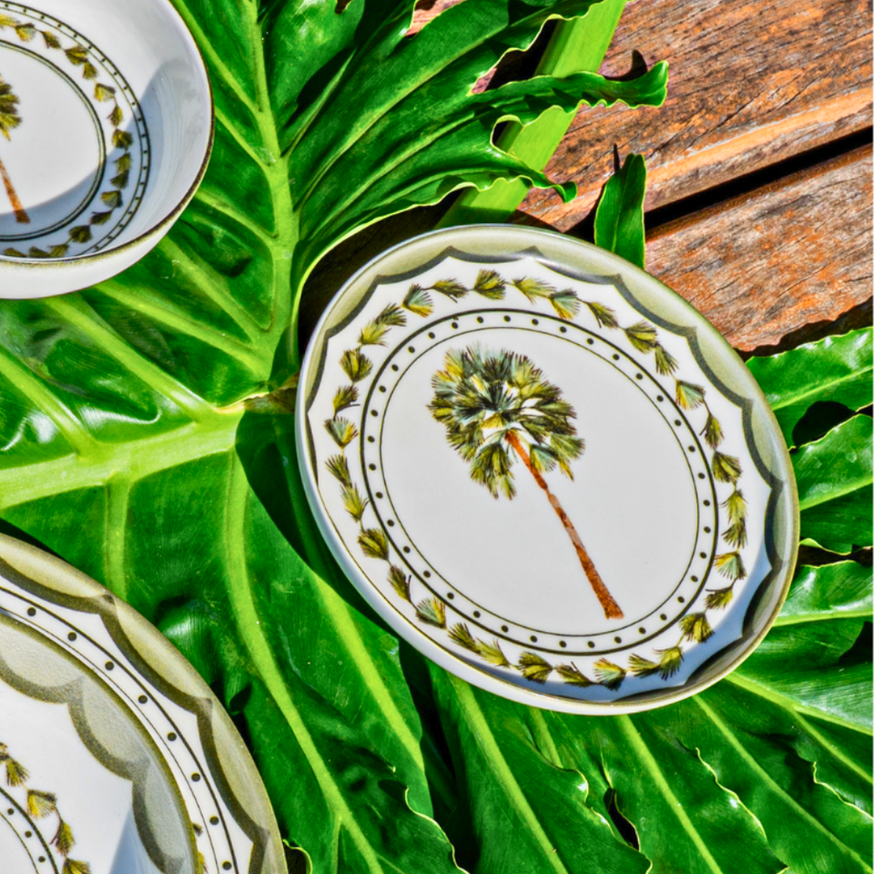Prato Sobremesa Porcelana Carnaúba 21cm