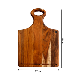 Tabua Corte Churrasco Artesanal 40x27cm Carve & Co