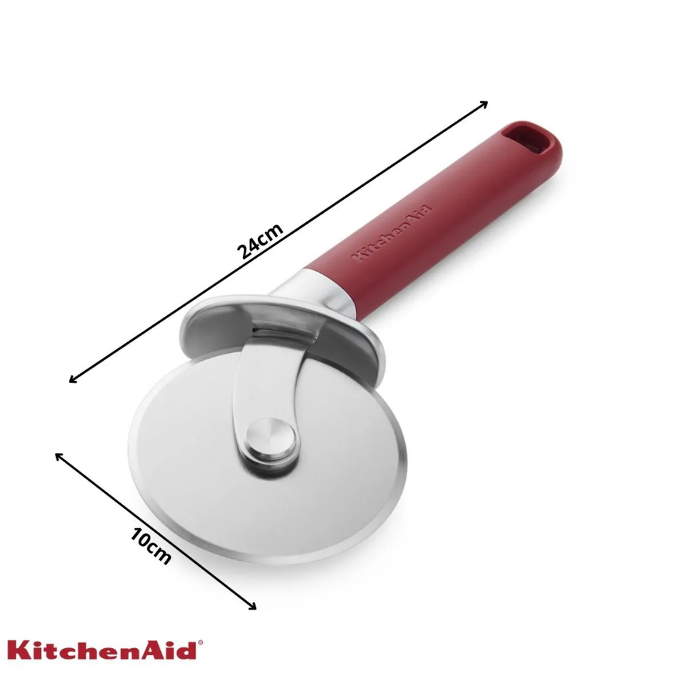 Cortador de Pizza Profissional Lamina Inox Vermelho KitchenAid