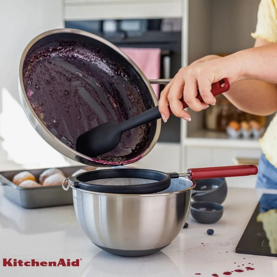 Espátula Clássica Silicone Confeitaria Vermelha KitchenAid